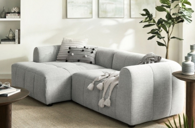 Sofa with chaise